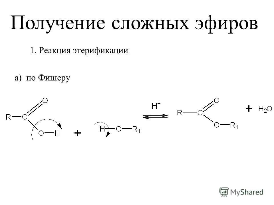 Сложные эфиры гидролиз сложных эфиров презентация