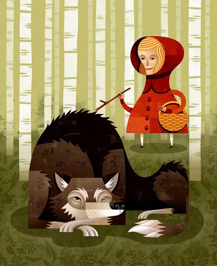 Качества иллюстратора. Красная шапочка иллюстратор. цыганков иллюстратор красная шапочка. картинки из иллюстратора. иллюстрация к сказке в иллюстраторе.