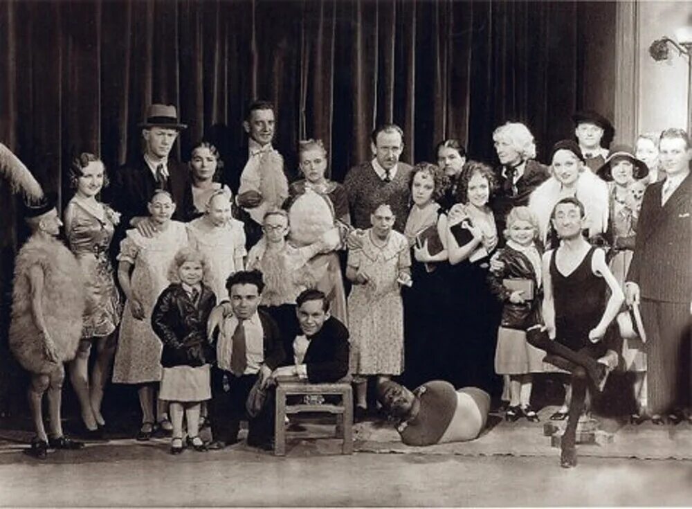 Съезд фриков: цирк Барнума и Бейли (шоу уродцев), 1924 г.. Zinc freaks