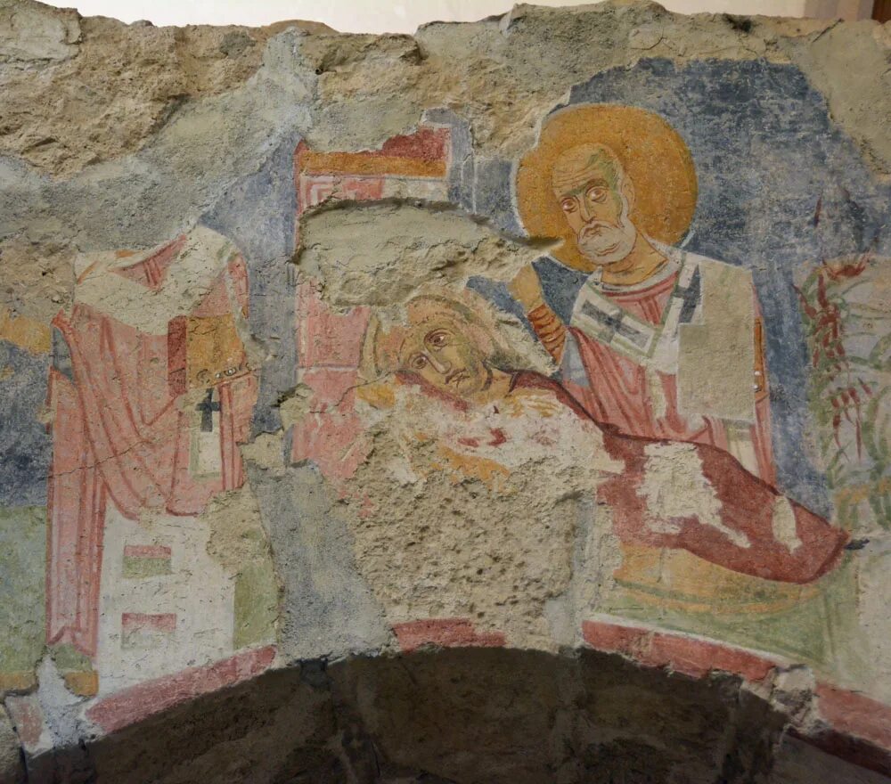 Храм святителя Николая в мирах Ликийских фрески.