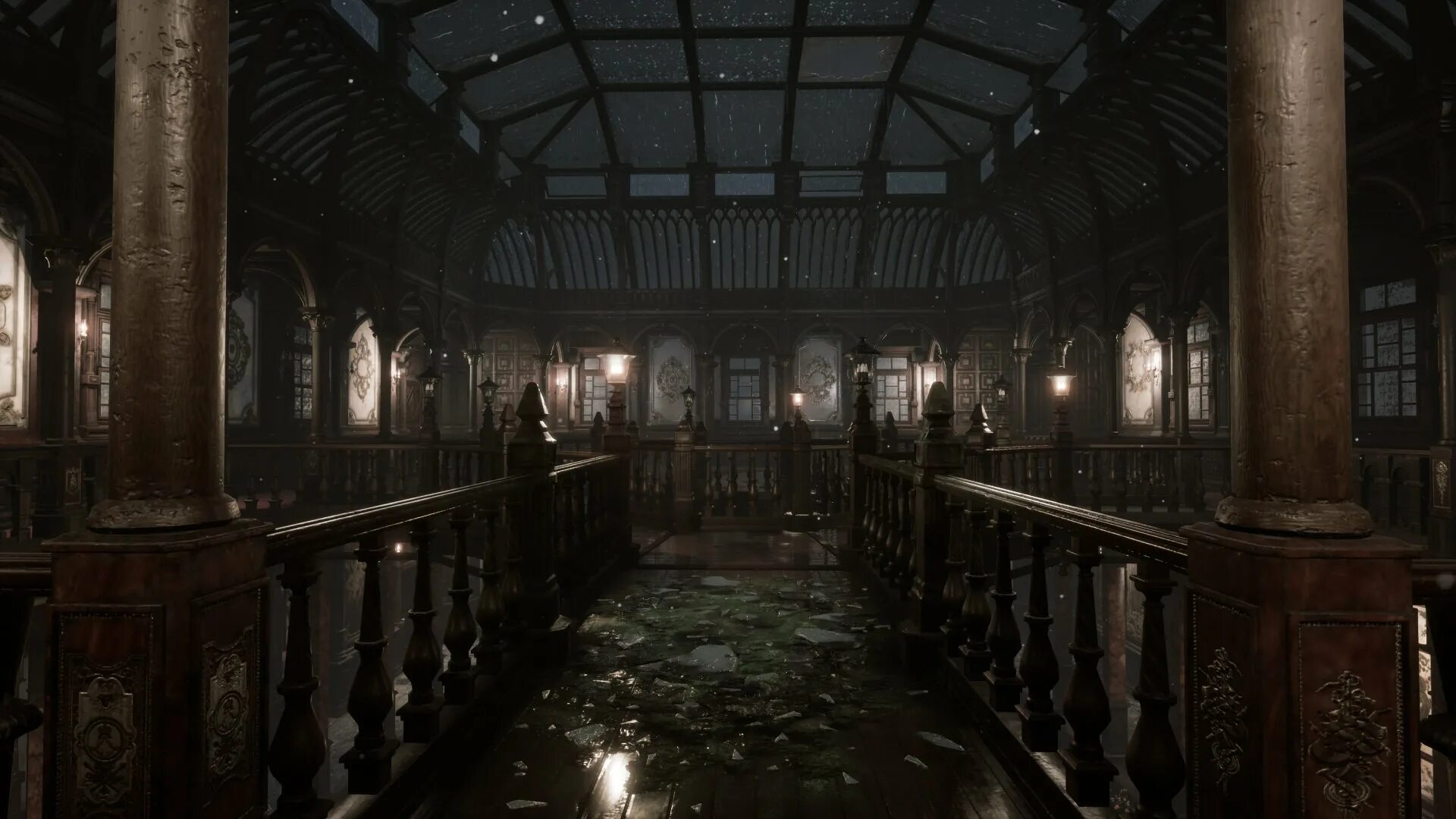 Unreal level. Resident Evil 0 особняк. Хоррор Level Design. Мистический замок хоррор внутри.