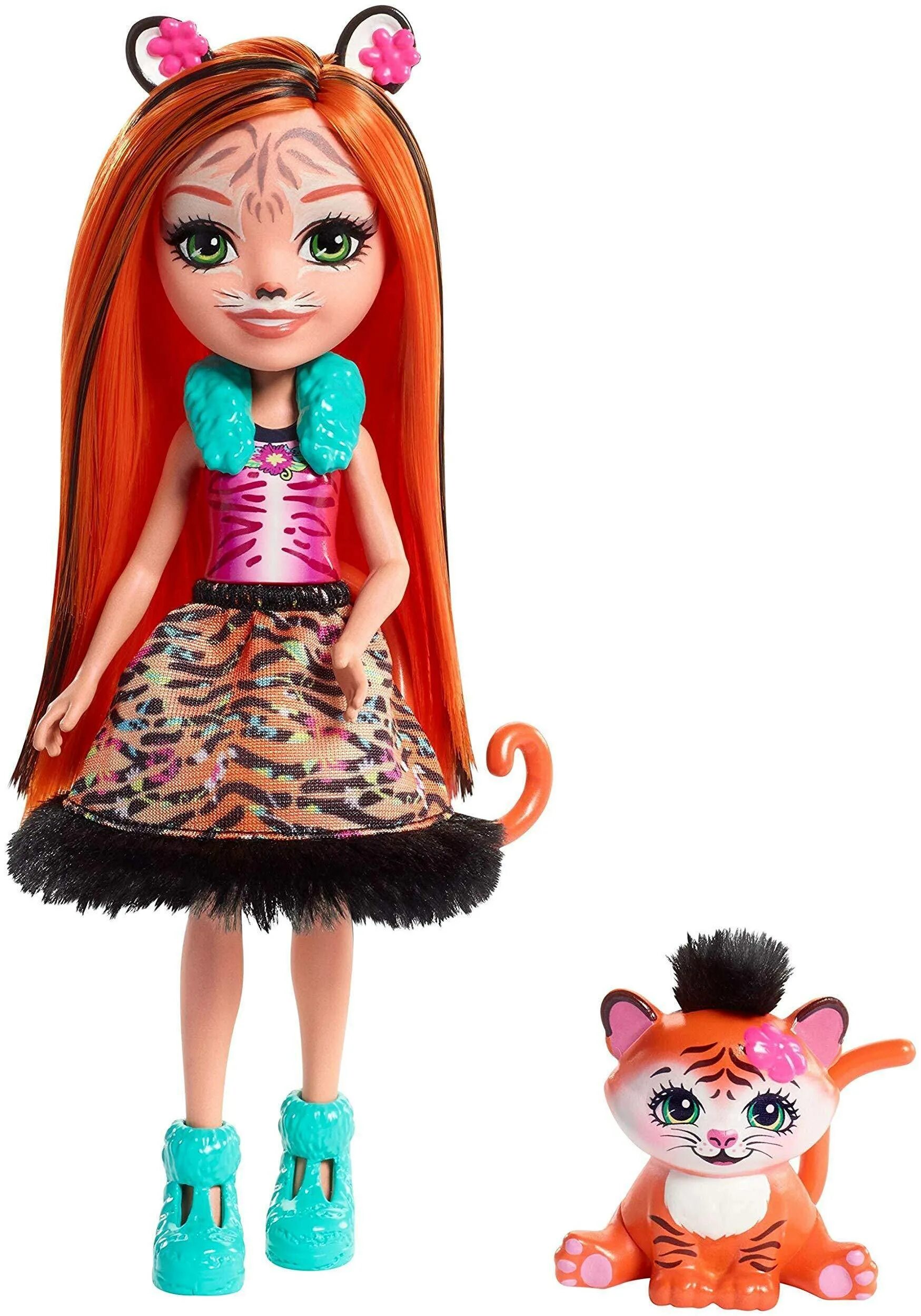 Энченчималс. Кукла Энчантималс Tanzie Tiger. Кукла с питомцем Enchantimals Mattel fnh22. Кукла Энчантималс Тэнзи Тайгер. Кукла Энчантималс Тензи тигра с питомцем Тафт.