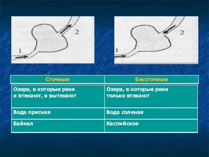Озеро в которое реки впадают и вытекают