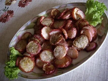 Жареная редиска