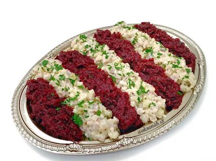 Салат полосками