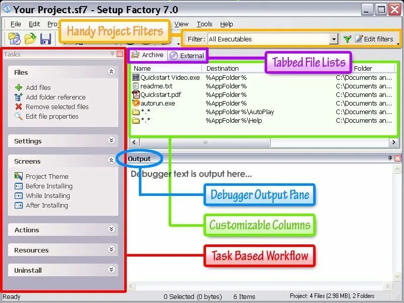 Setup Factory. Setup program. Установка.txt. Install картинка.