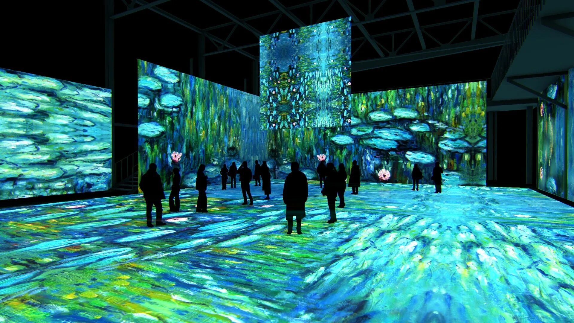 Мультимедийная выставка представляет шесть интерактивных зон. Иммерсивная выставка Ван Гог. Артплей выставка Ван Гога. Иммерсивная выставка Клода Моне. Иммерсивная выставка французский Импрессионизм.