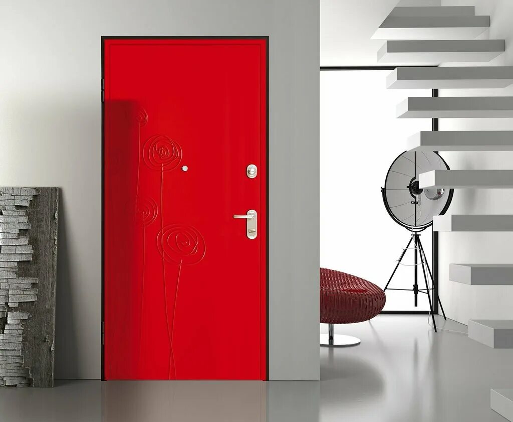 Как открыть красную дверь. Красная дверь в интерьере. Красная межкомнатная дверь. Цветные двери в интерьере. Двери в современном интерьере.