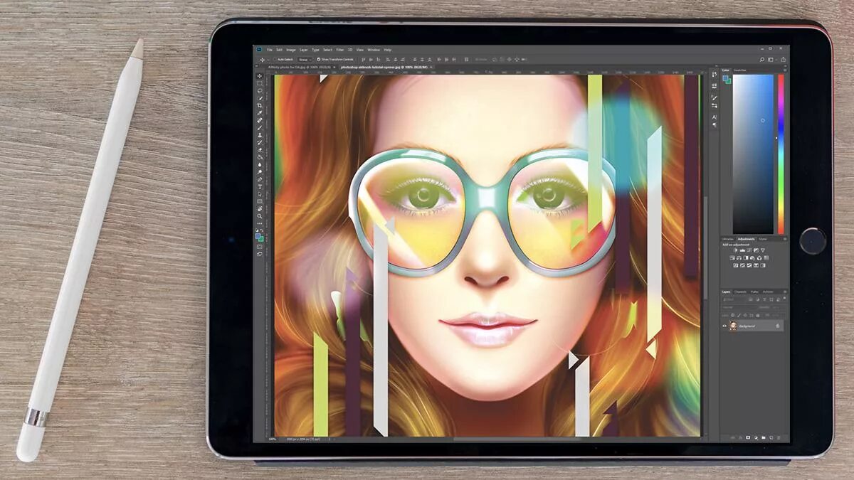 IPAD Pro Procreate. Графический планшет Эппл. Портреты на графическом планшете. Иллюстратор на планшете