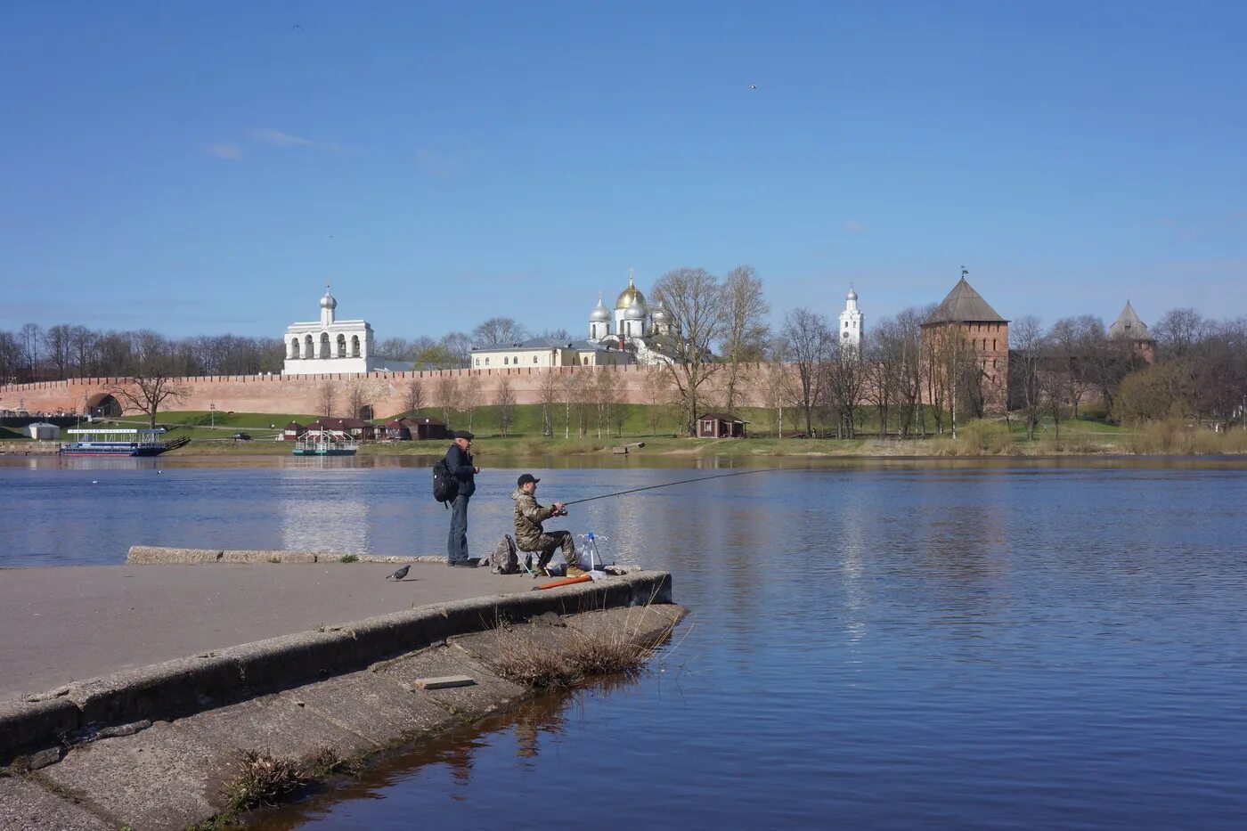 Новгородский кремль, река Волхов - Панорамы