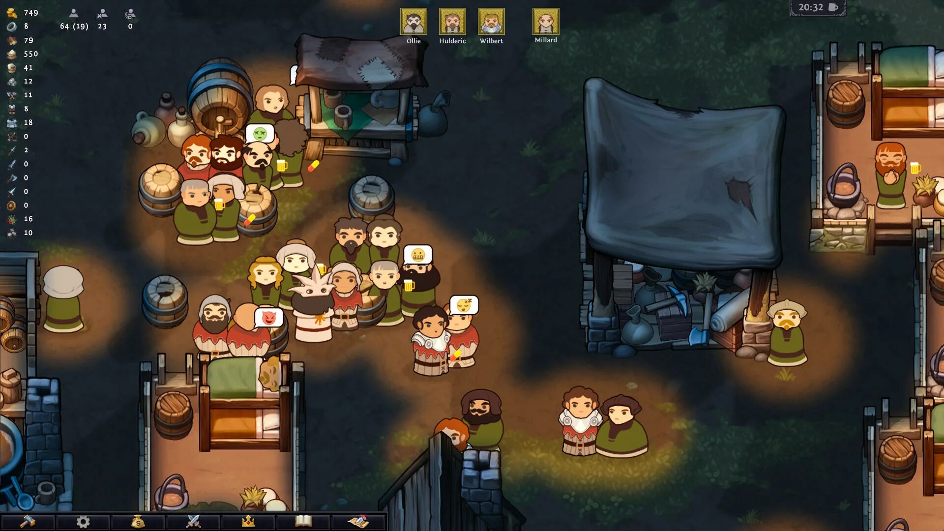 History generation in game