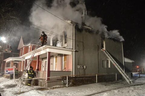 The house was fire