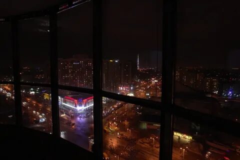 Вид ночного города из окна фото (117 фото) .