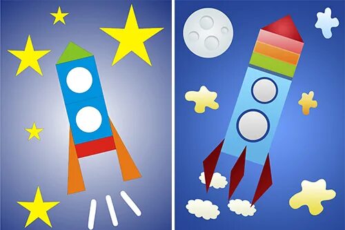 Ракета аппликация для детей 4-5 лет. Аппликация для детей на тему космос. Ракета. Аппликация ракета старшая группа. Ракета.