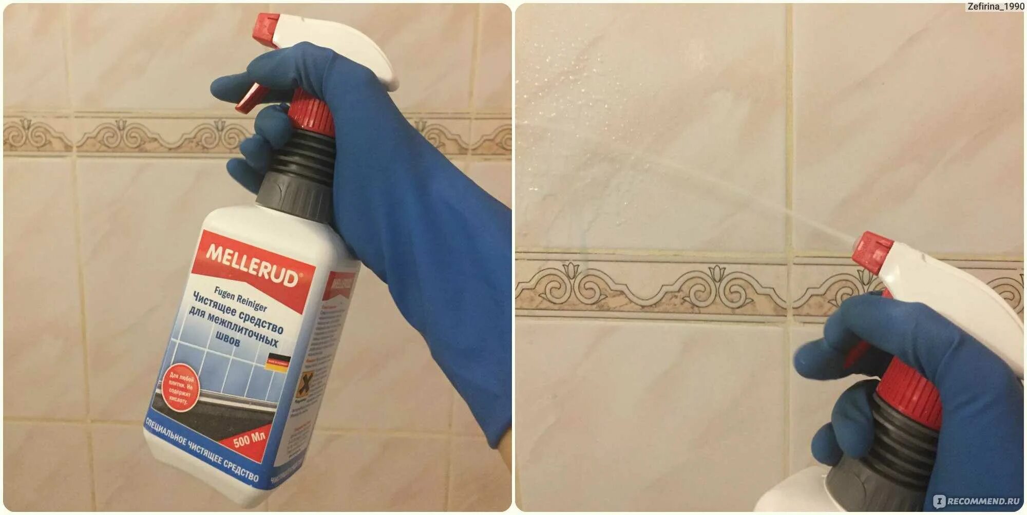 Удалить герметик с кафельной плитки