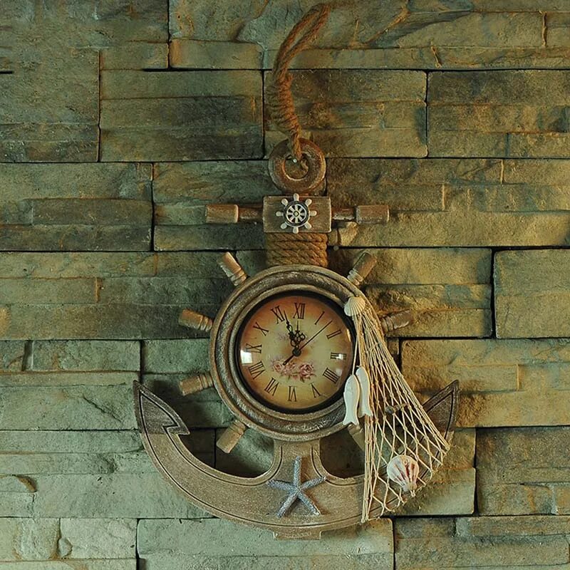 Часы морская тематика. Часы в морском стиле настенные. часы настенные морская тематика. декор часов джутом. часы из джута.