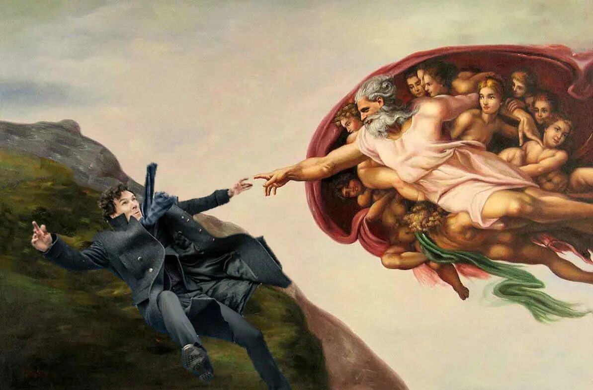 Микеланджело Сотворение Адама пародия. Рембрандт Сотворение Адама. Тянутся друг к другу. Сотворение Адама картина.