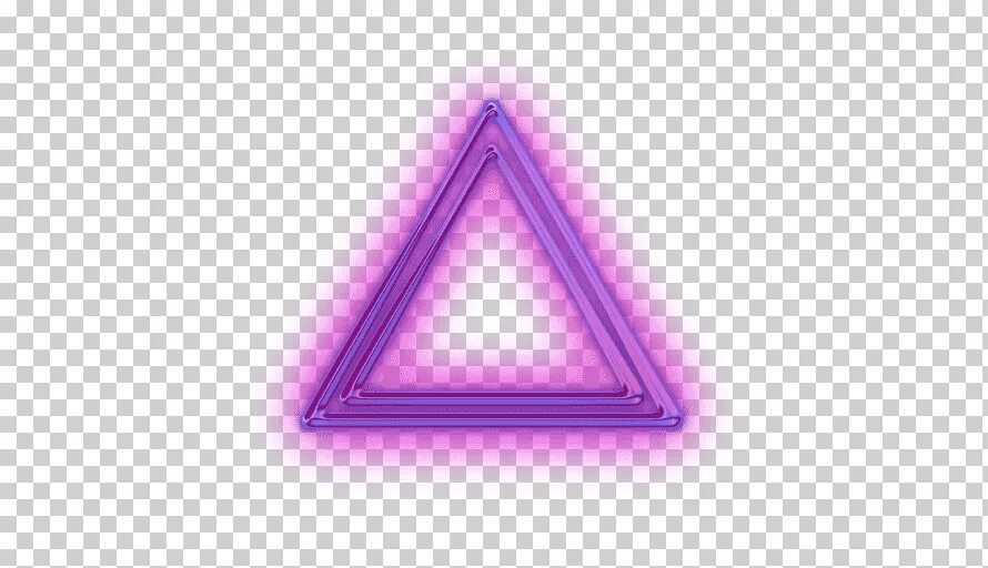 Лиловый треугольник. Неоновый треугольник. Фиолетовый треугольник без фона. Треугольник. Фиолетовый треугольник.