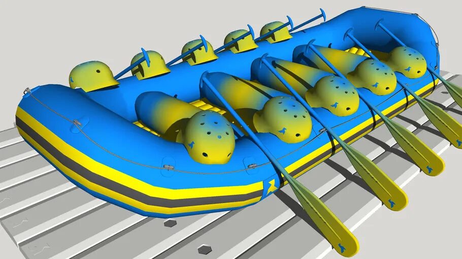 Плот д. Честер плот. raft технология. днище для рафта. плот 3д.