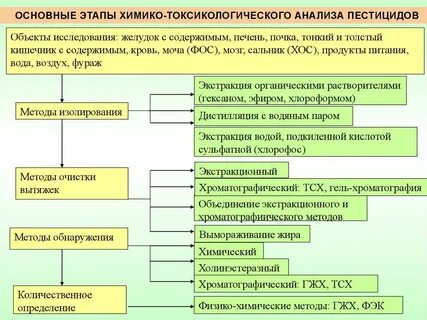 Проведение химико токсикологического исследования