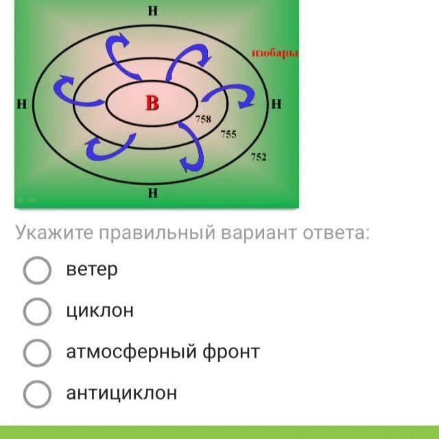 Воздух какой элемент. Какой элемент движения воздуха в атмосфере показан на схеме?.