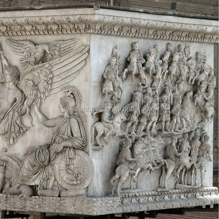 Рельеф украшающий. Колонна Антония Пия, рельеф, Рим.
