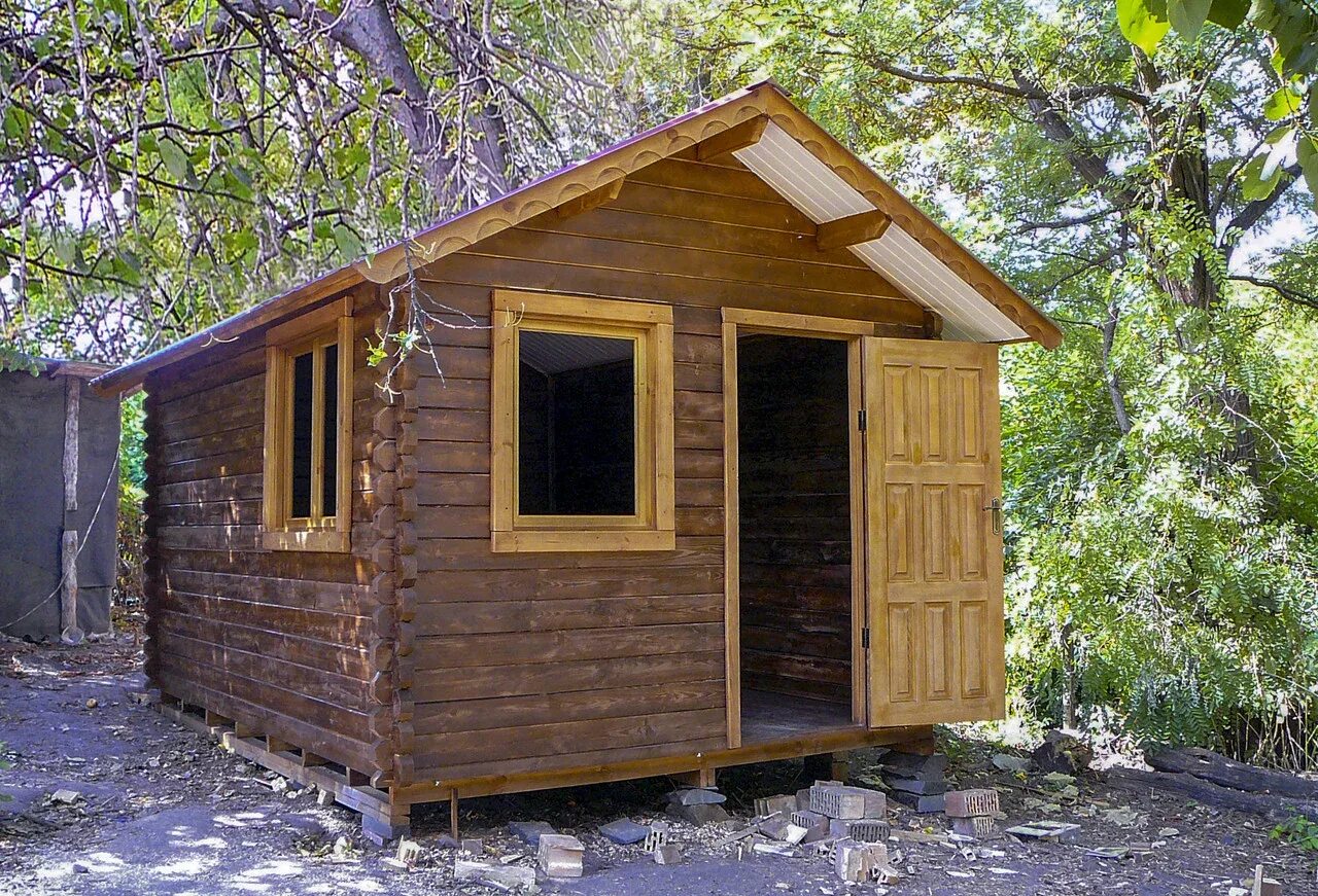 Выгода дачи. Дом бытовка зима лето. На даче. Клееный сруб. Сруб клееный брус.