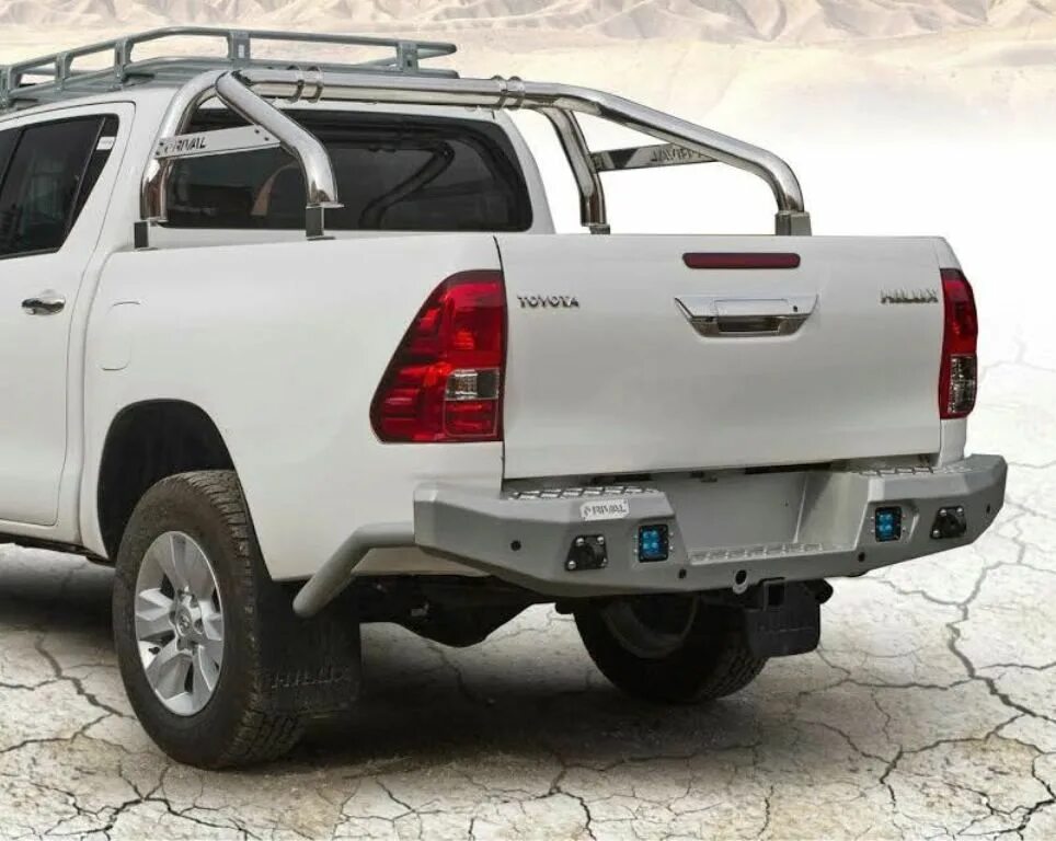 Дуги кузова для Toyota Hilux 2015-2020. Дуги кузова d76 + крепеж, Rival, Hilux 2015-. Силовой бампер задний на Хайлюкс 2015-2022. Тойота Хайлюкс с дугами. Купить бампер тойота хайлюкс