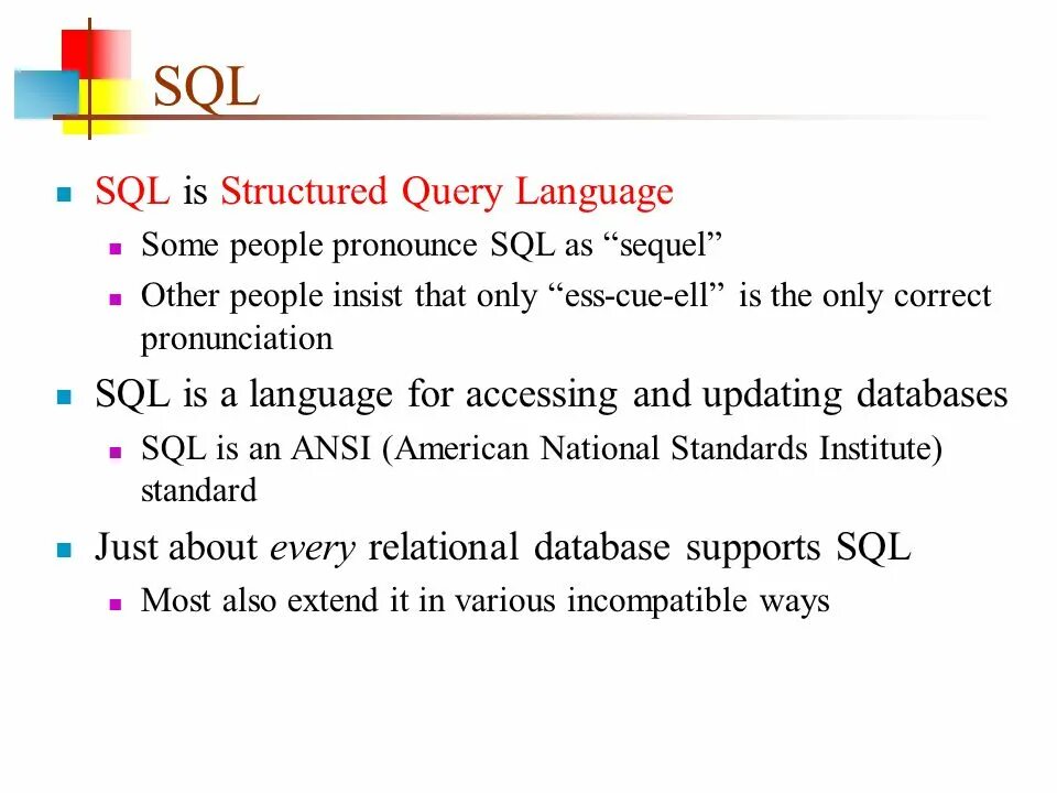 Sql что это простыми словами. SQL. SQL as синтаксис. Выражение as в SQL. SQL (structured query language) — структурированный язык запросов..