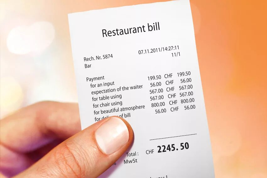 Bill чек. Bill счет. Счет в ресторане. Restaurant Bill.