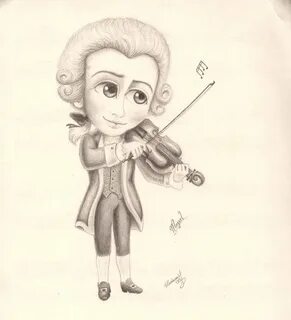 Нарисовать моцарта
