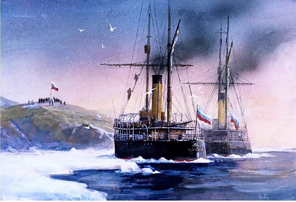 Экспедиция вилькицкого 1913. Открытие северной земли. Экспедиция бориса вилькицкого. Остров николая 2. Открытие северной земли.