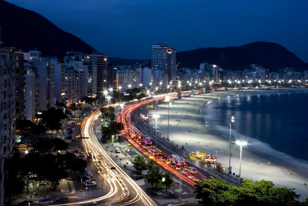 Набережная Копакабана в Рио-де-Жанейро. Копакабана, Рио-де-Жанейро, Бразилия. Бразилия пляж Копакабана. Копакабана набережная , Рио-де-Жанейро, Бразилия.