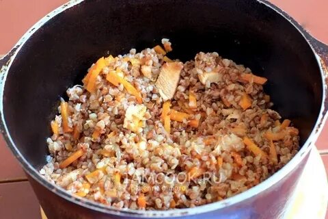 Плов из гречки рецепт