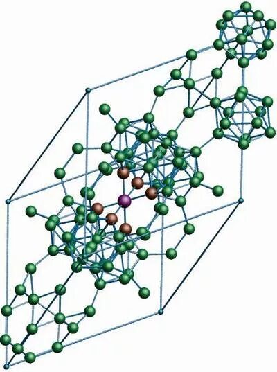 Boron complex. Альфа ромбоэдрический бор. β-rhombohedral boron. α-ромбоэдрическая модификация (красные кристаллы),. бор строение решетки.
