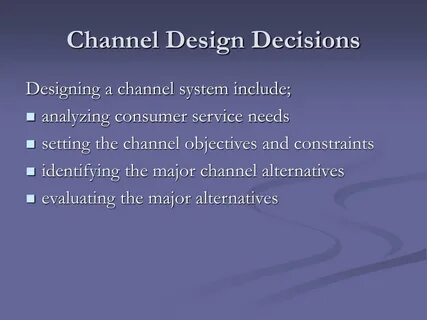 System channel