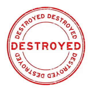 Destroy red