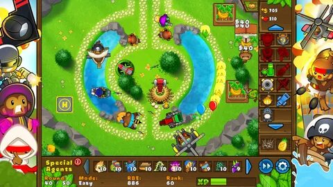 Balloon tower defense