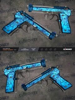 Dual berettas cobalt quartz