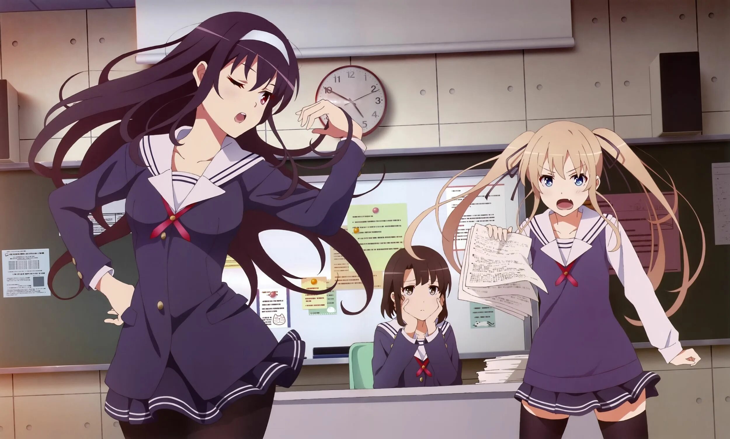 Как звали героиню девчат. Аниме saenai heroine no sodatekata. как воспитать героиню из обычной девушки утаха касумигаока. утаха касумигаока и томоя. аниме saenai heroine no sodatekata 1.