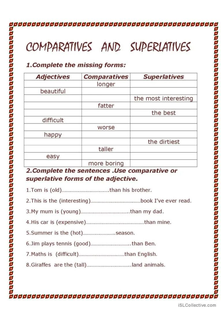 Superlative form exercises. Comparatives and superlatives worksheets. comparative and superlative adjectives worksheets for kids. comparatives and superlatives worksheets for kids. степени сравнения worksheets.
