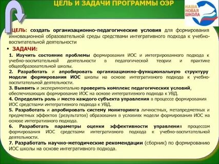 Цель программы развития методические рекомендации