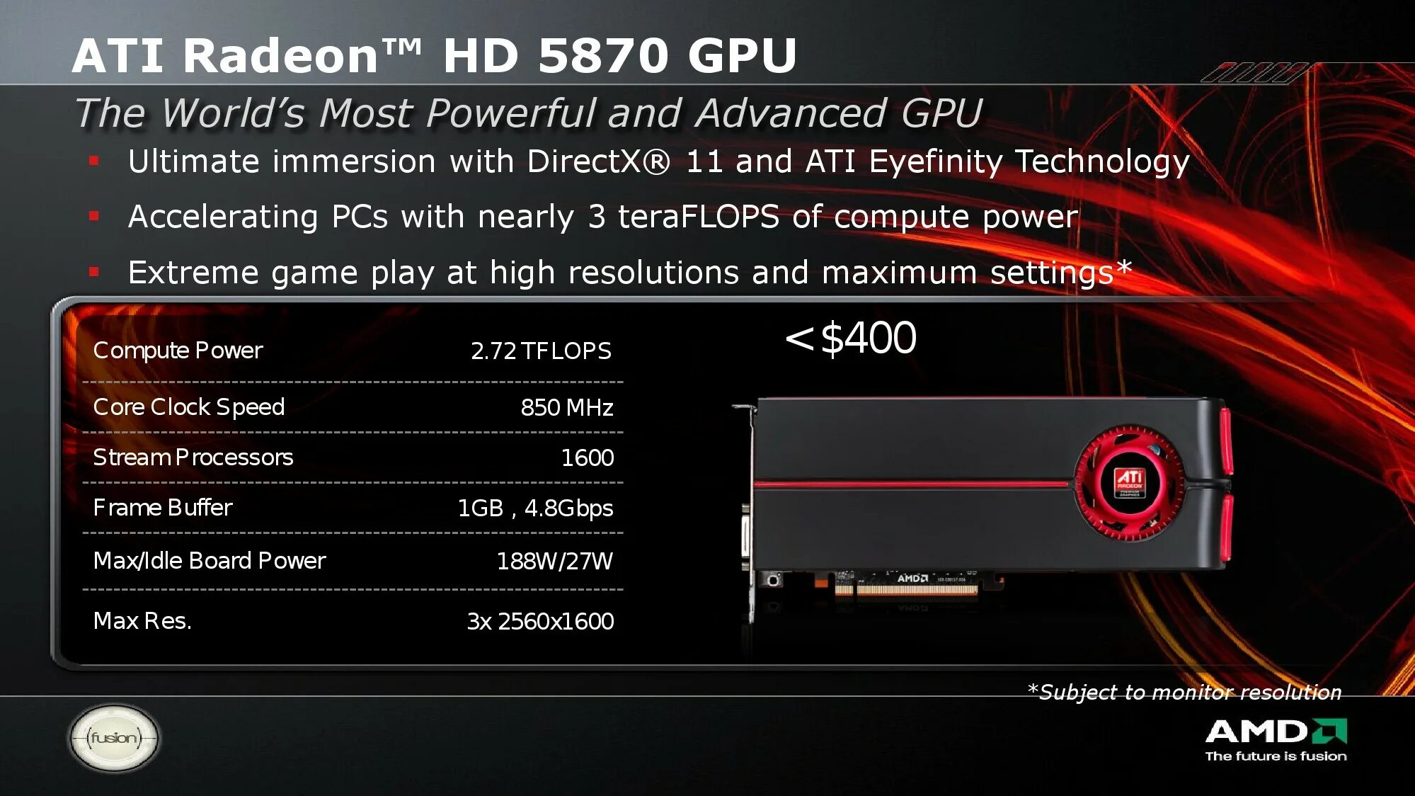 Amd 5800 series. Hd5800 Radeon характеристики.