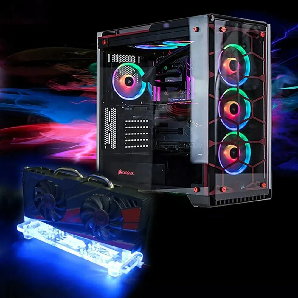 Vertical graphics card