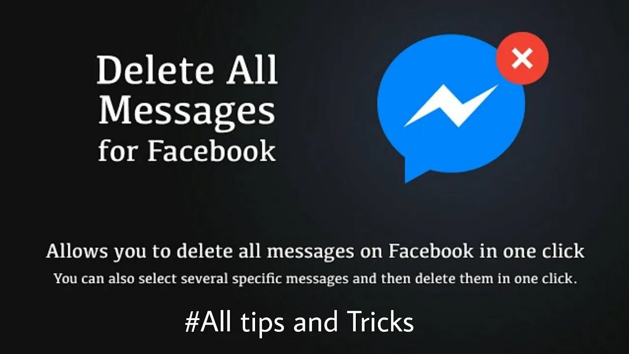Delete all messages. Facebook message. Delete Facebook. Message on Facebook.