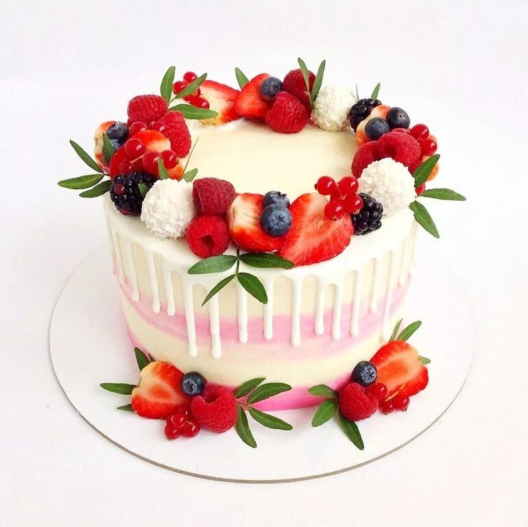 Декор летнего торта 100 лучших рецептов MomStory с пошаговыми фото Recipe Easy cake decorating, Cake