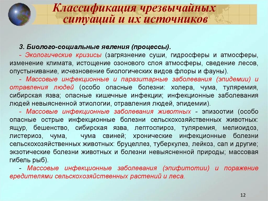 Биолого социальные чрезвычайные ситуации обж 10 класс. Биологические Чрезвычайные ситуации классификация. ЧС природного и биолого-социального характера. Биолого-социальные Чрезвычайные ситуации. Виды ЧС биолого-социального характера.