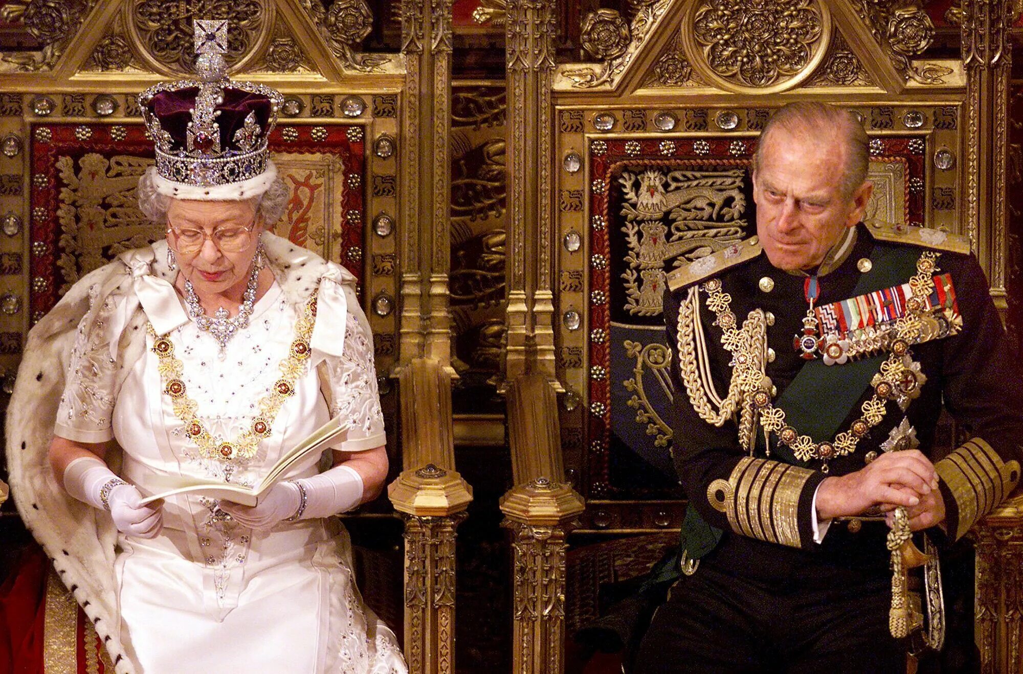 Elizabeth 2 and Prince Philip.