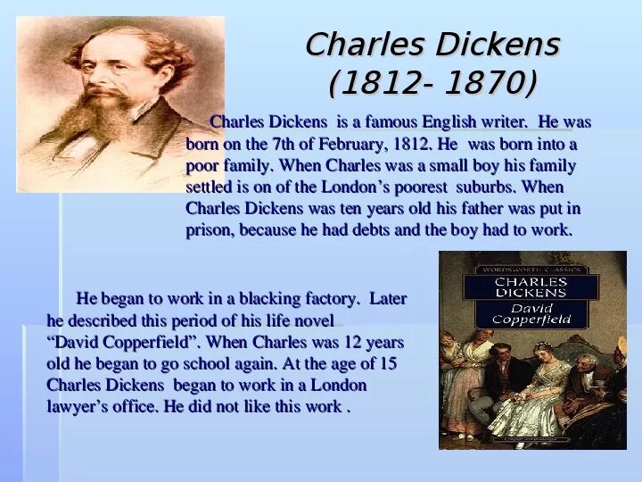 Best english writers. Charles Dickens (1812-1870). Famous British writers презентация. Charles Dickens английский писатель.