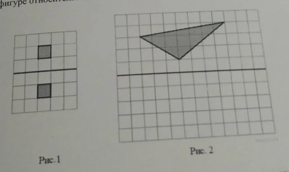 На рисунке 1 на клеточной бумаге изображены. Фигуры на клетчатой бумаге. Симметричные фигуры на клетчатой бумаге. Нарисуйте фигуру симметричную заштрихованной. На клетчатой бумаге начерчена фигура.